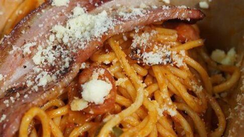 スパゲッティーのパンチョのナポリタンベーコンをUber Eatsしてみた